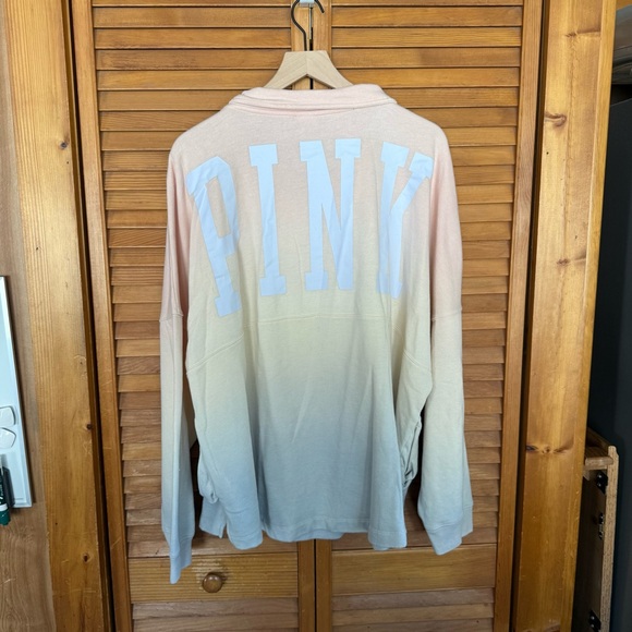 VS PINK Ombre Quarter-Zip Pullover - Picture 6 of 6